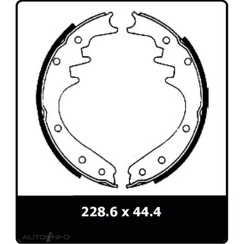 New Genuine PROTEX Drum Brake Shoe - Rear #N1174