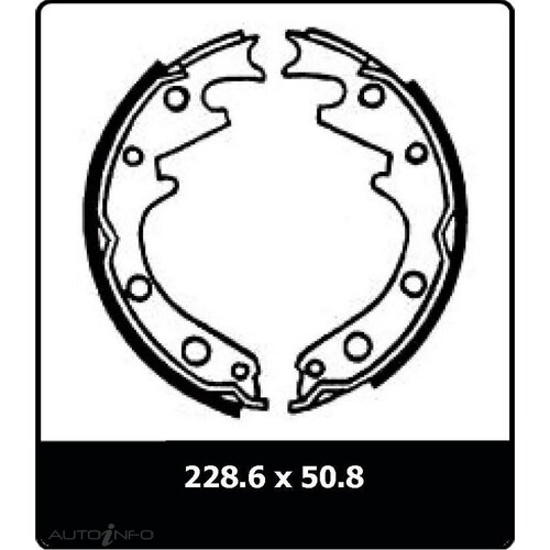New Genuine PROTEX Brake Shoe - Rear #N1264