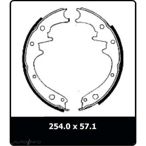 New Genuine PROTEX Brake Shoe - Front #N1270