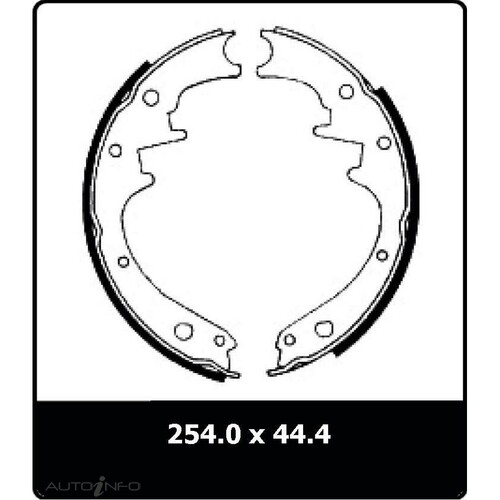 New Genuine PROTEX Drum Brake Shoe #N1271