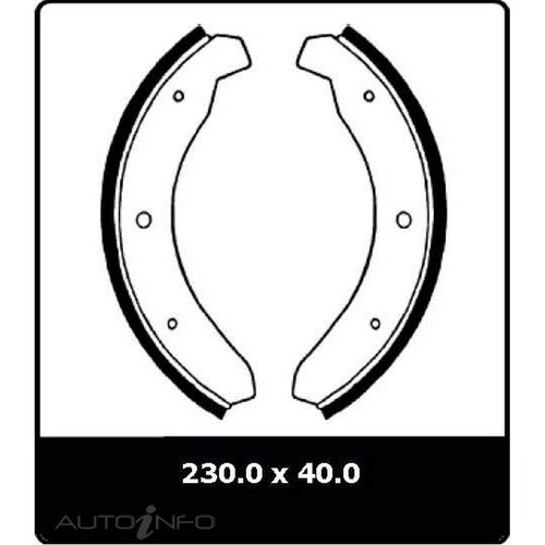 New Genuine PROTEX Brake Shoe - Front #N1334