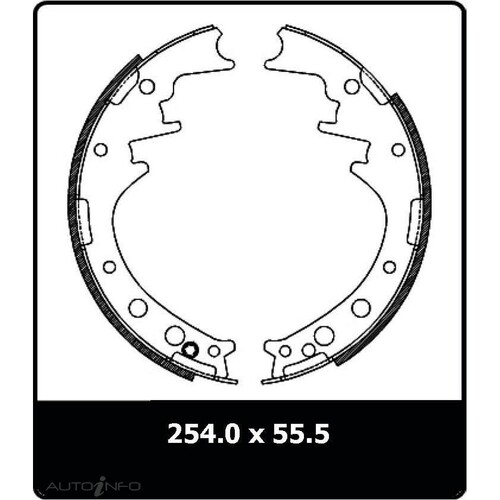 New Genuine PROTEX Brake Shoe - Rear #N1371