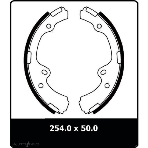 New Genuine PROTEX Brake Shoe - Front #N1388