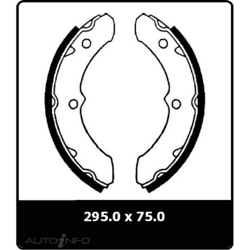 New Genuine PROTEX Drum Brake Shoe - Front #N1415