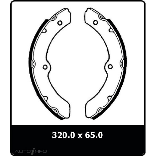 New Genuine PROTEX Brake Shoe - Front #N1448