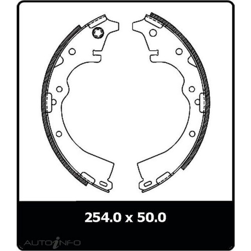 New Genuine PROTEX Brake Shoe - Rear #N1492