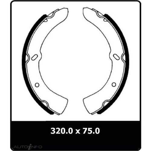 New Genuine PROTEX Drum Brake Shoe - Front #N1521