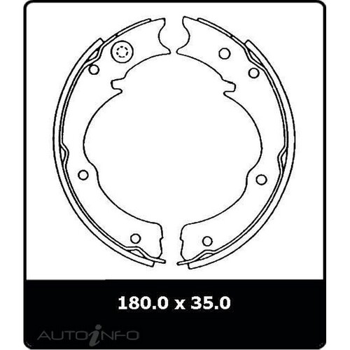 New Genuine PROTEX Parking Brake Shoe #N1546