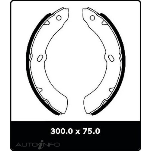 New Genuine PROTEX Drum Brake Shoe - Front #N1550