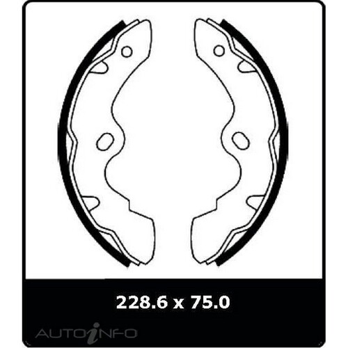New Genuine PROTEX Drum Brake Shoe - Front #N1551