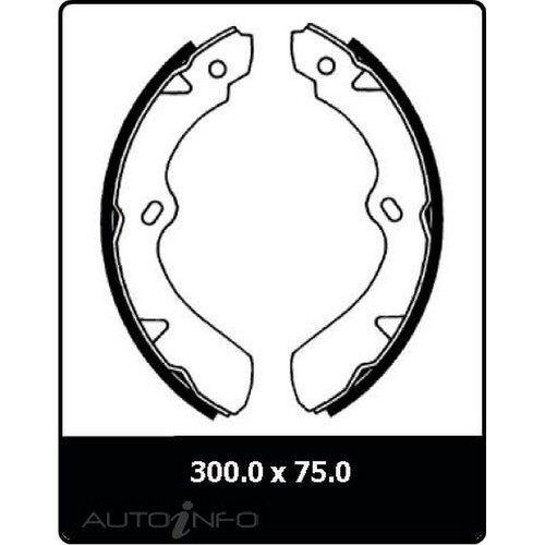 New Genuine PROTEX Drum Brake Shoe - Front #N1555