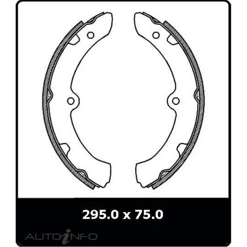 New Genuine PROTEX Drum Brake Shoe - Front #N1629