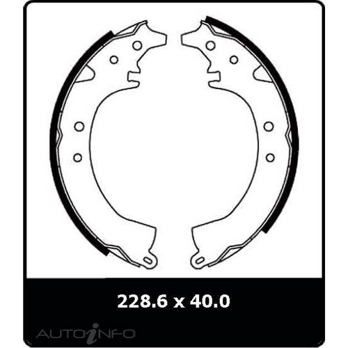 New Genuine PROTEX Brake Shoe - Rear #N1659