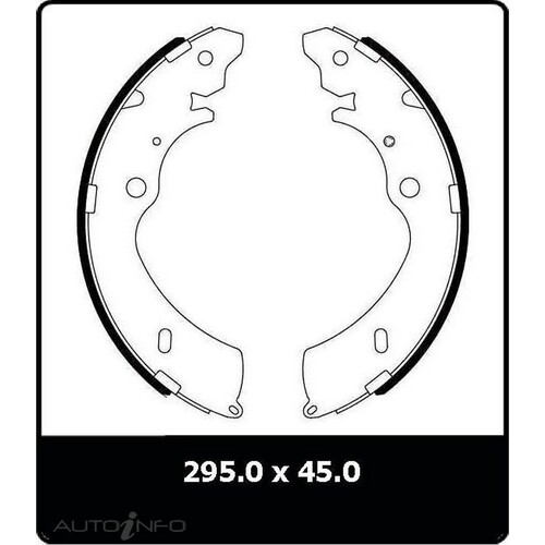 New Genuine PROTEX Brake Shoe - Rear #N3008