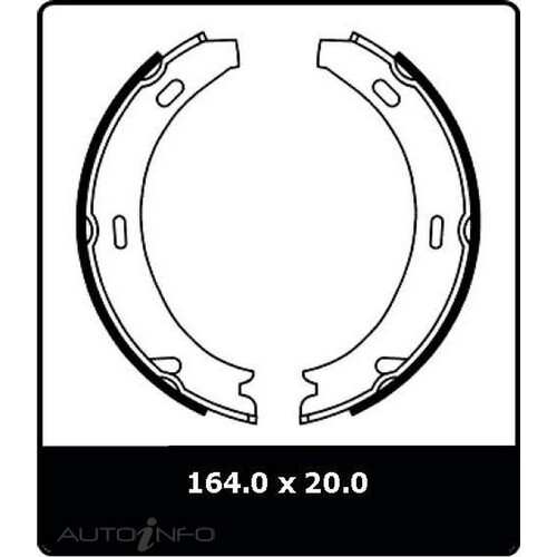 New Genuine PROTEX Parking Brake Shoe #N3023