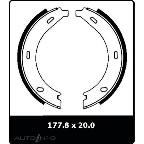 New Genuine PROTEX Parking Brake Shoe #N3028
