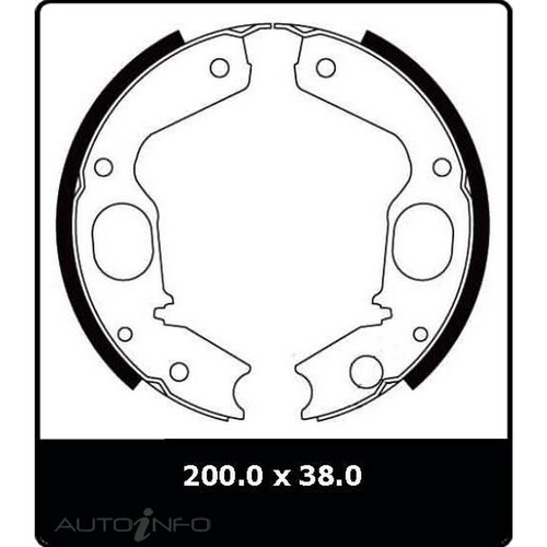 New Genuine PROTEX Parking Brake Shoe #N3030