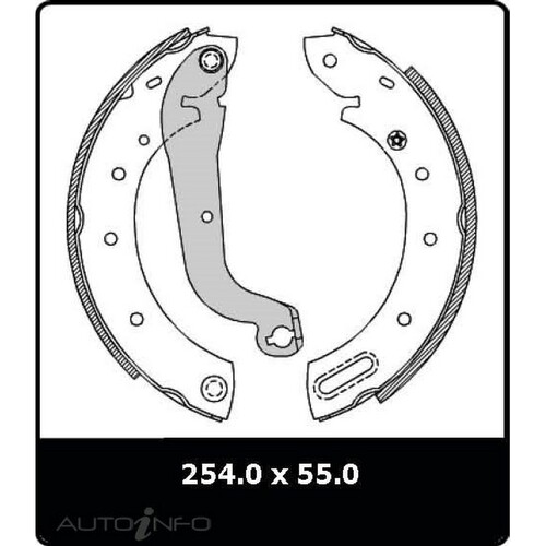 New Genuine PROTEX Brake Shoe - Rear #N3031