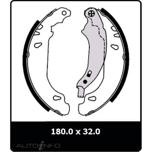 New Genuine PROTEX Brake Shoe - Rear #N3034