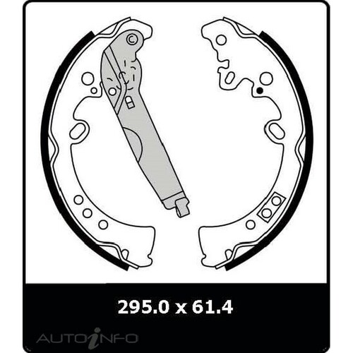 New Genuine PROTEX Brake Shoe - Rear #N3056