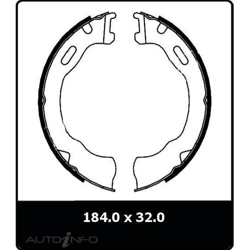 New Genuine PROTEX Parking Brake Shoe #N3057