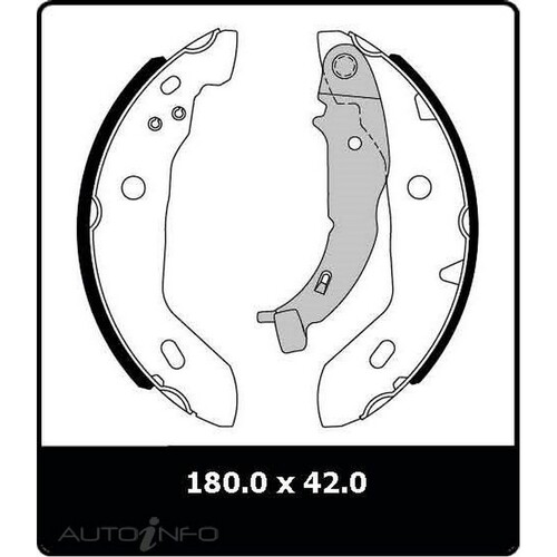 New Genuine PROTEX Drum Brake Shoe #N3059