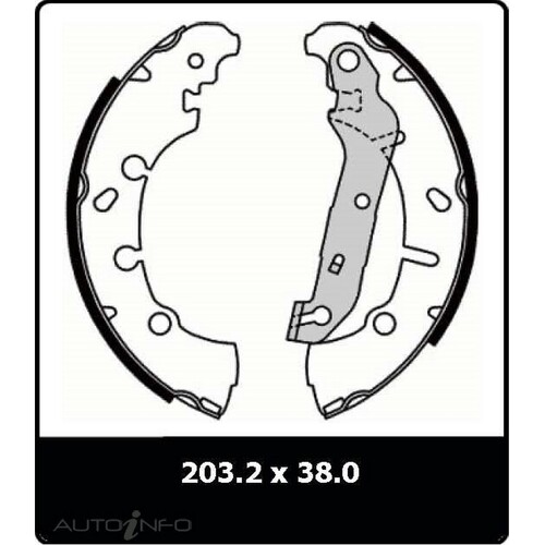 New Genuine PROTEX Brake Shoe - Rear #N3074