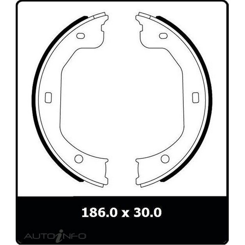 New Genuine PROTEX Parking Brake Shoe #N3076