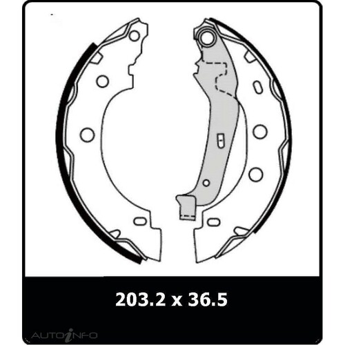New Genuine PROTEX Brake Shoe - Rear #N3083