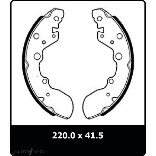 New Genuine PROTEX Brake Shoe - Rear #N3092