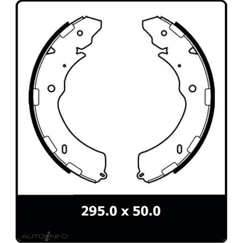 New Genuine PROTEX Brake Shoe - Rear #N3093