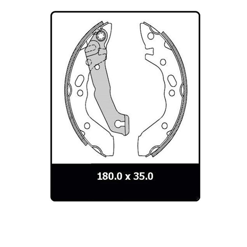 New Genuine PROTEX Brake Shoe - Rear #N3114