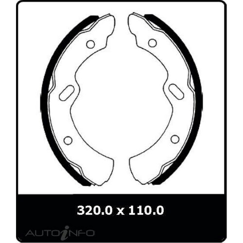 New Genuine PROTEX Brake Shoe - Front #N3126