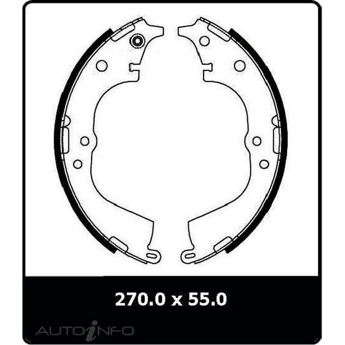 New Genuine PROTEX Brake Shoe - Rear #N3132