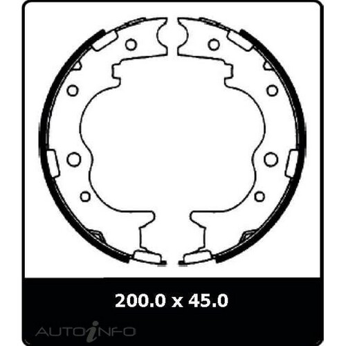 New Genuine PROTEX Parking Brake Shoe #N3156