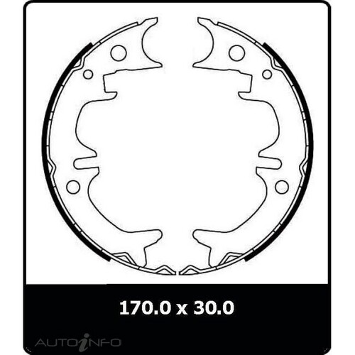 New Genuine PROTEX Drum Brake Shoe #N3162