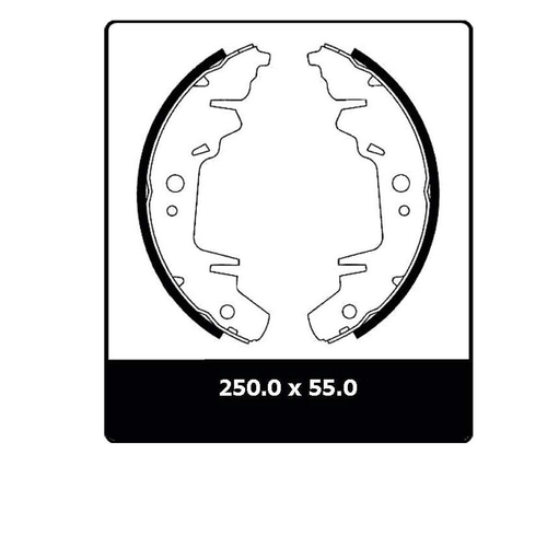 New Genuine PROTEX Brake Shoe - Rear #N3166