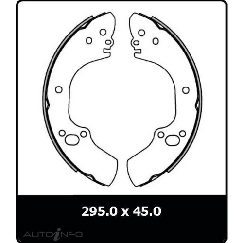 New Genuine PROTEX Brake Shoe - Rear #N3167