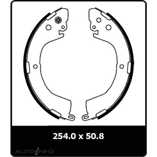 New Genuine PROTEX Brake Shoe - Rear #N3170