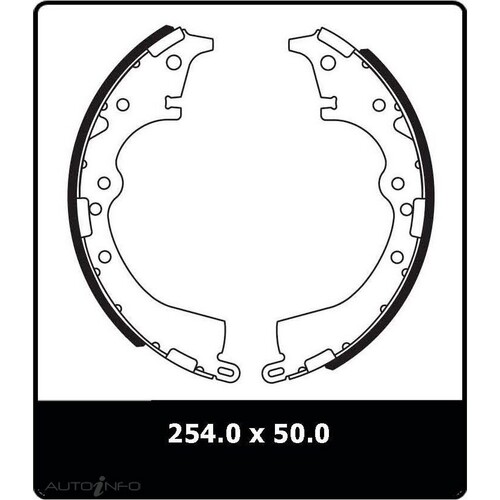 New Genuine PROTEX Brake Shoe - Rear #N3178