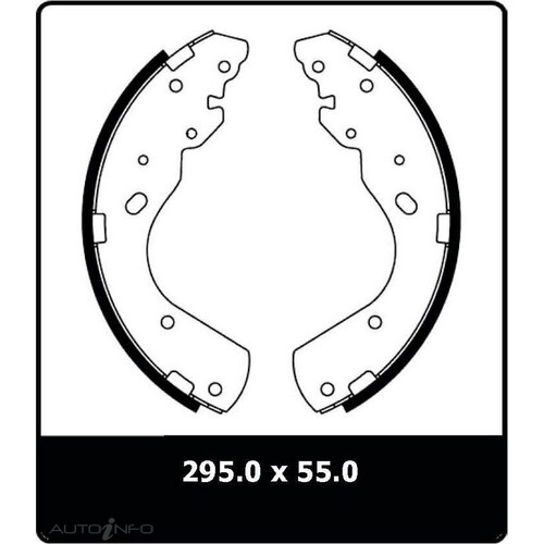 New Genuine PROTEX Brake Shoe - Rear #N3179