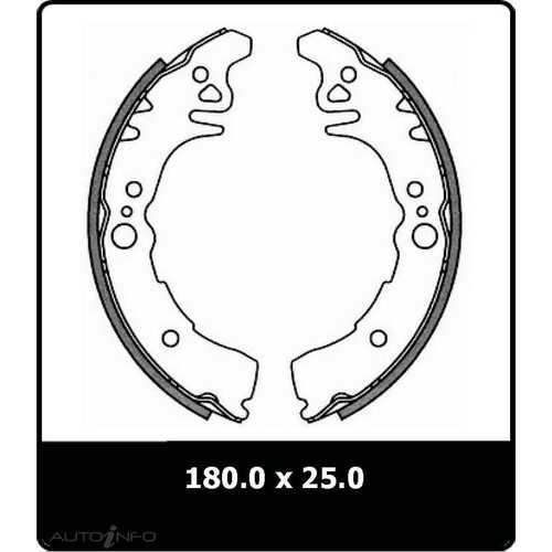 New Genuine PROTEX Brake Shoe - Rear #N3182