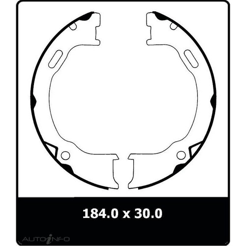 New Genuine PROTEX Drum Brake Shoe #N3184