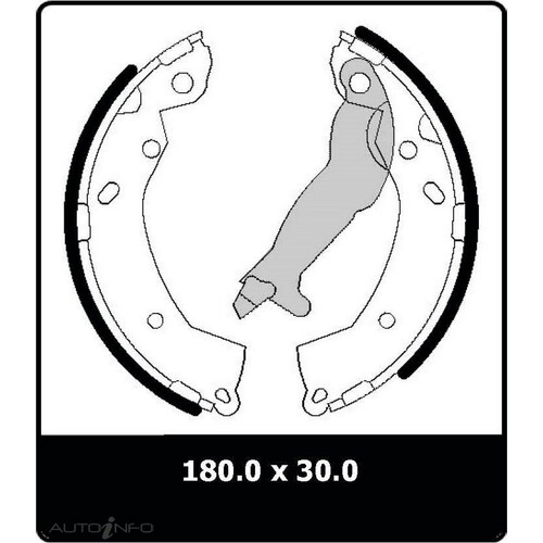 New Genuine PROTEX Brake Shoe - Rear #N3188