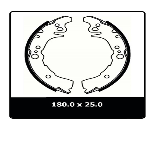 New Genuine PROTEX Brake Shoe - Rear #N3200
