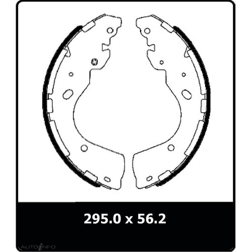 New Genuine PROTEX Brake Shoe - Rear #N3213