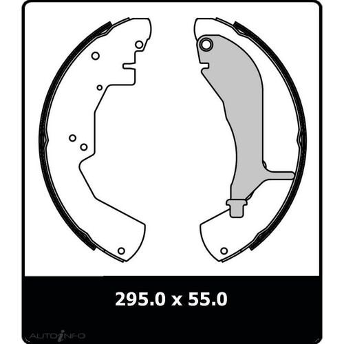 New Genuine PROTEX Brake Shoe - Rear #N3222