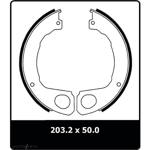 New Genuine PROTEX Parking Brake Shoe #N3226