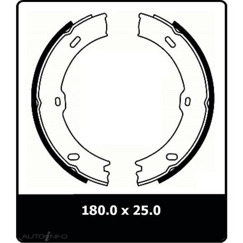 New Genuine PROTEX Parking Brake Shoe #N3239