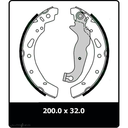 New Genuine PROTEX Brake Shoe - Rear #N3246